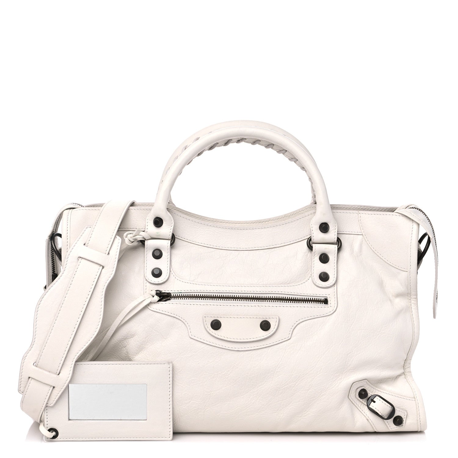 Balenciaga Agneau Classic Hardware City White 1 of 15