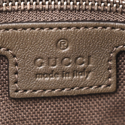 Gucci Sakai Be Green Calfskin Diagonal Stitched Small Blondie Tote Craclet Brown 6 of 7