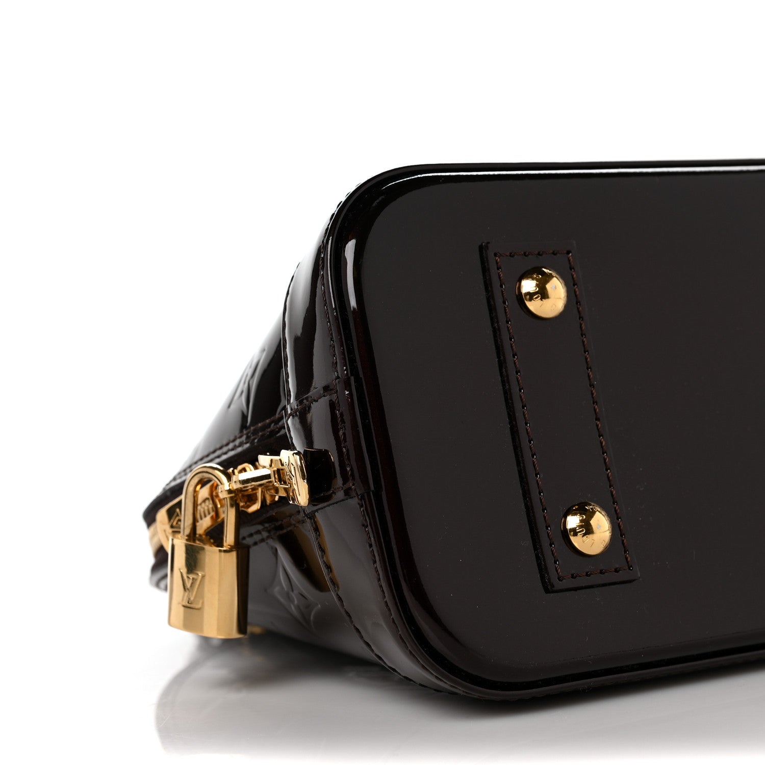 Louis Vuitton Vernis Alma BB Amarante 7 of 8