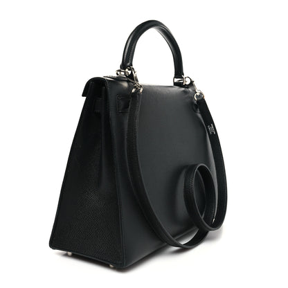Hermes Epsom Kelly Sellier 28 Black 3 of 13