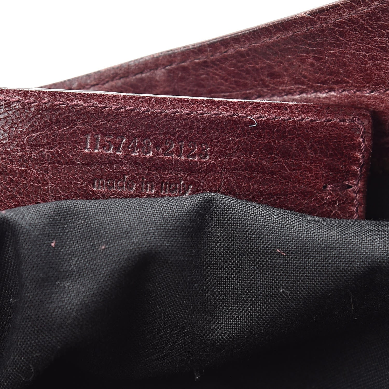 Balenciaga Agneau Classic Hardware City Dark Wine 7 of 16