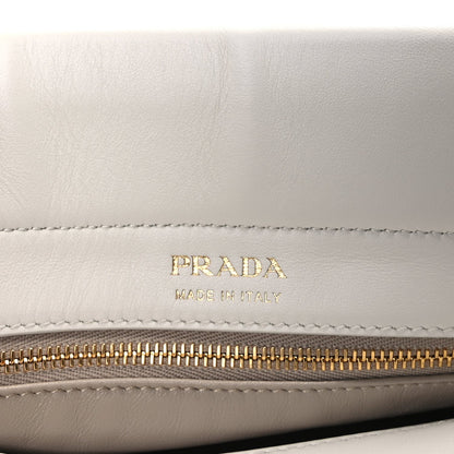 Prada Calfskin Medium Enchaine Bag Bianco 5 of 8