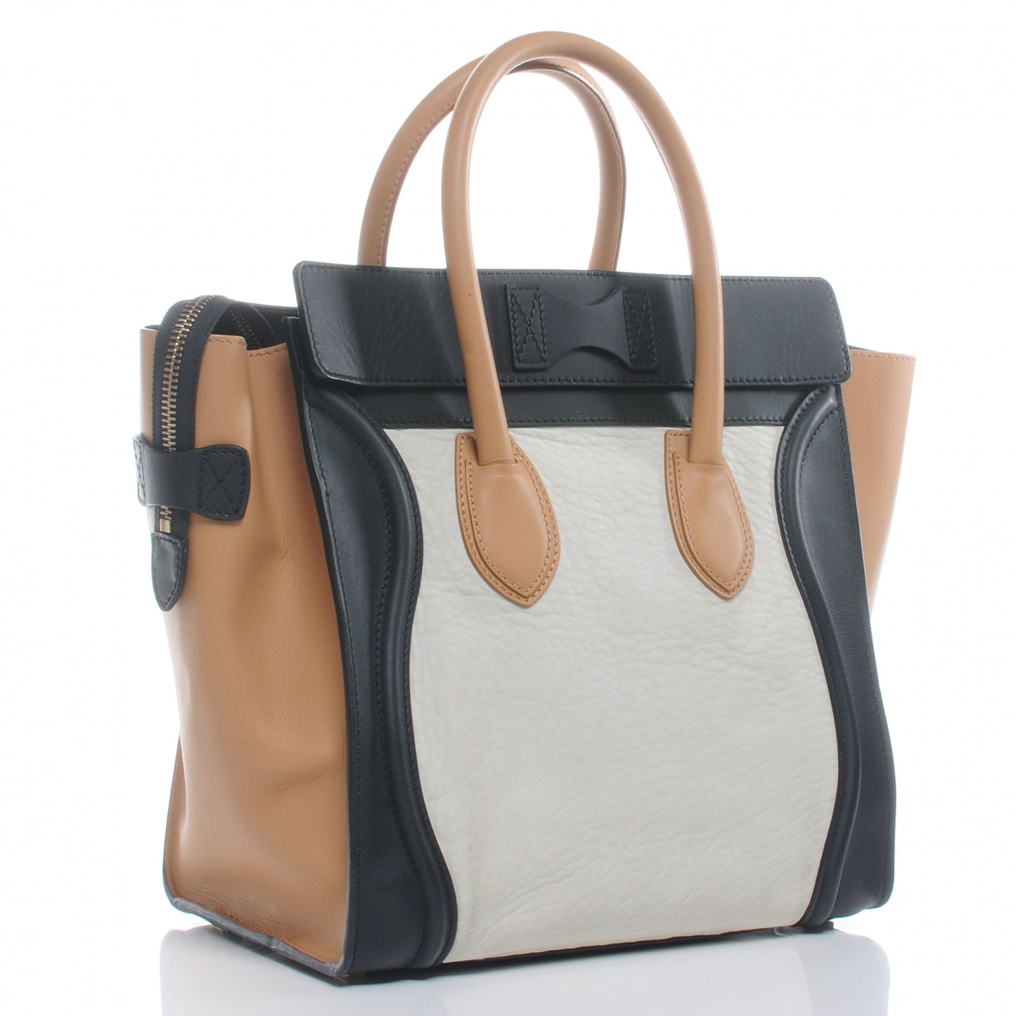 Smooth Calfskin and Lambskin Mini Tri-Color Luggage
