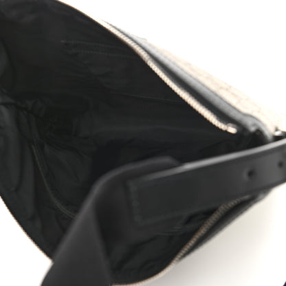 Gucci GG Supreme Monogram Web Messenger Bag Black 4 of 8