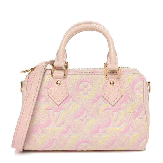 Louis Vuitton Empreinte Monogram Summer Stardust Nano Speedy Pink 1 of 1