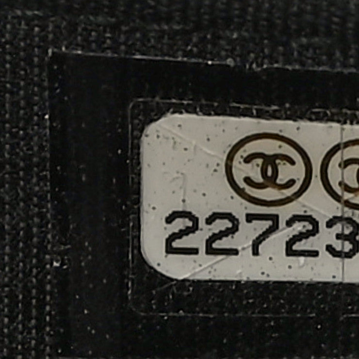 Caviar Quilted Boy Wallet On Chain WOC Black