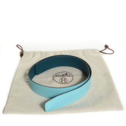 Hermes Epsom 42mm Belt 85 Colvert Bleu Atoll 4 of 7