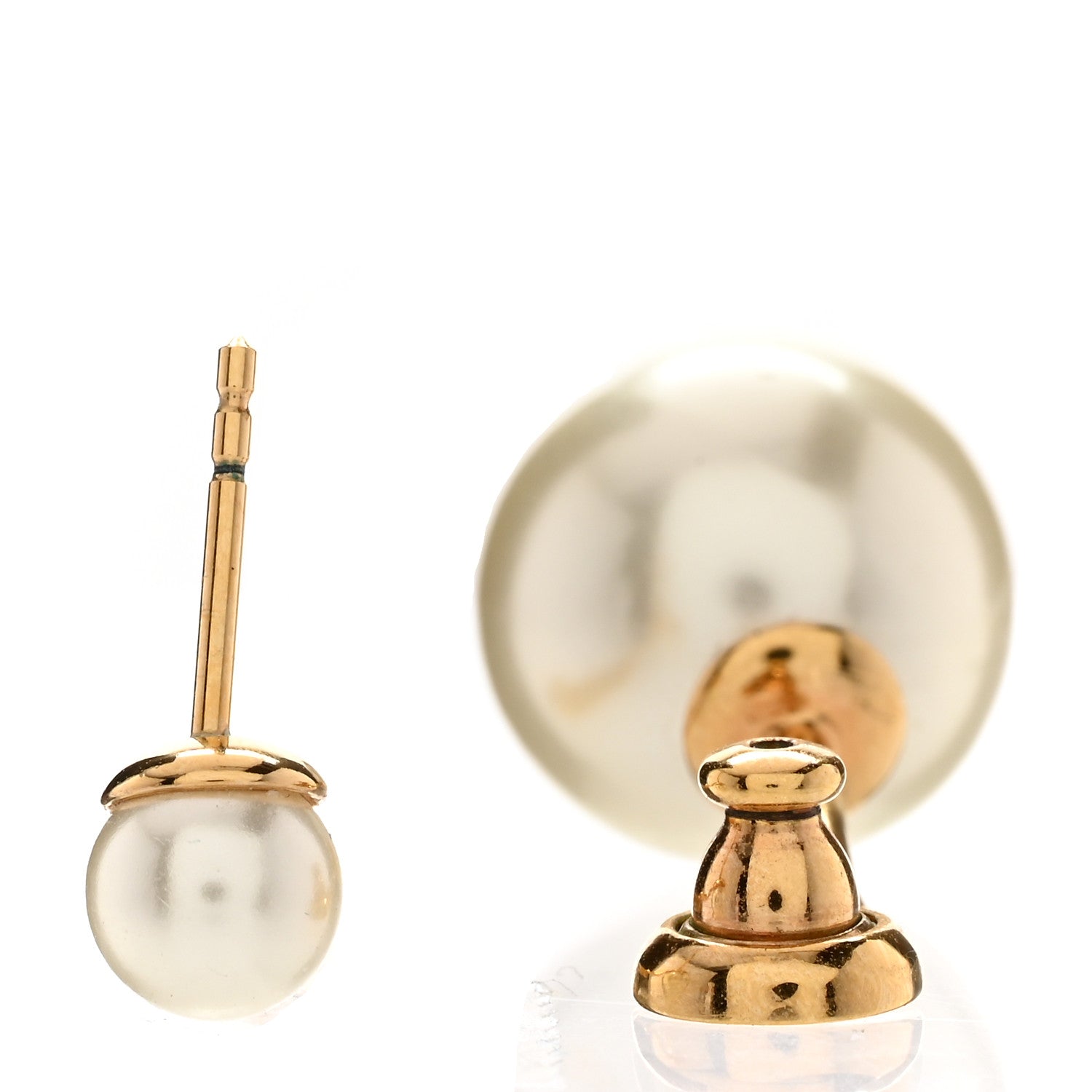 Christian Dior Pearl My ABCDior J Tribale Earring Gold 3 of 4