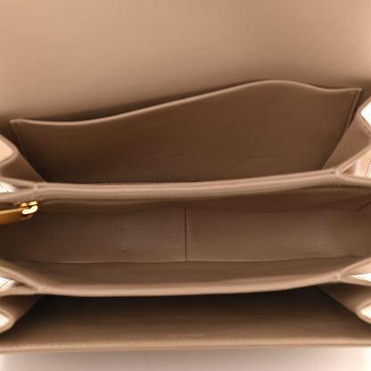 Celine Shiny Calfskin Medium Triomphe Nude 5 of 13