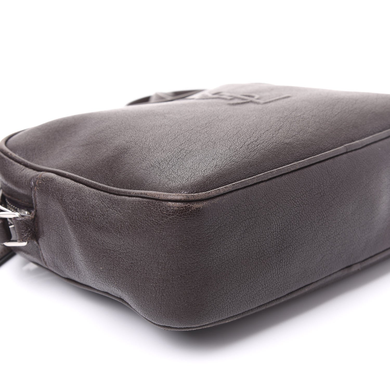 Saint Laurent Lambskin Monogram Small Lou Camera Bag Black Tulipe 7 of 10