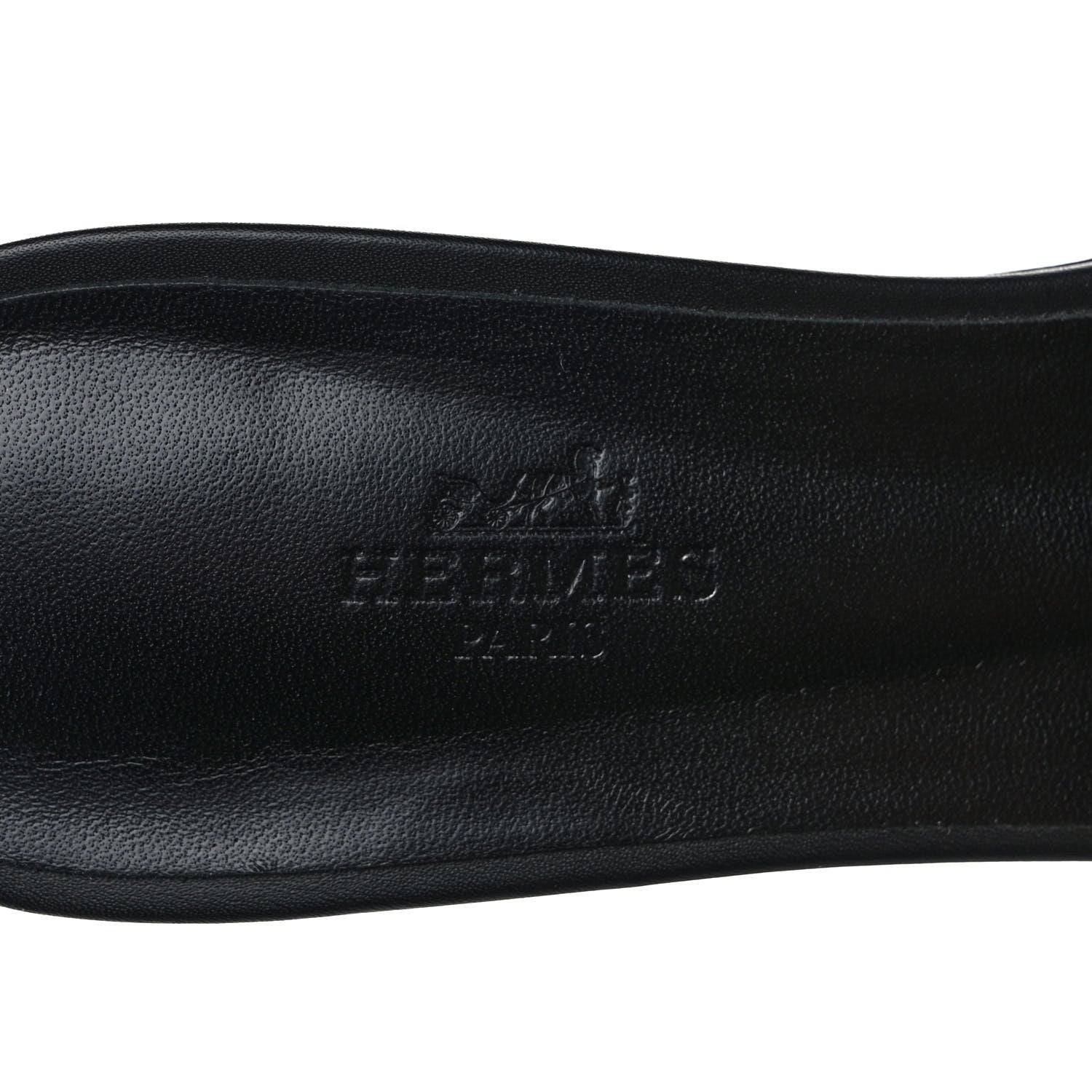 Hermes Calfskin Dreamy Sandals 39 Black 8 of 10