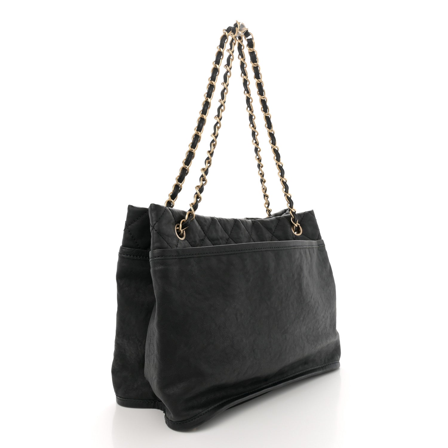 Chanel Calfskin Natural Beauty Reissue Tote Black 3 of 10