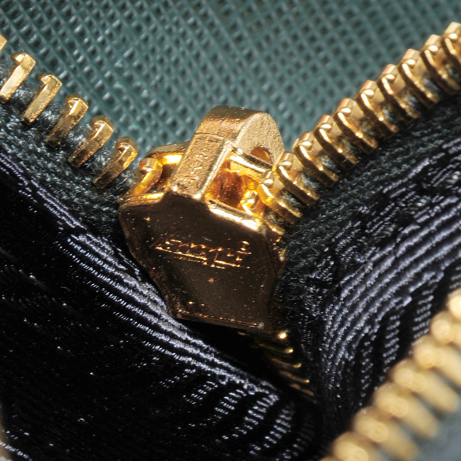 Prada Saffiano Lux Small Double Zip Tote Smeraldo 11 of 13