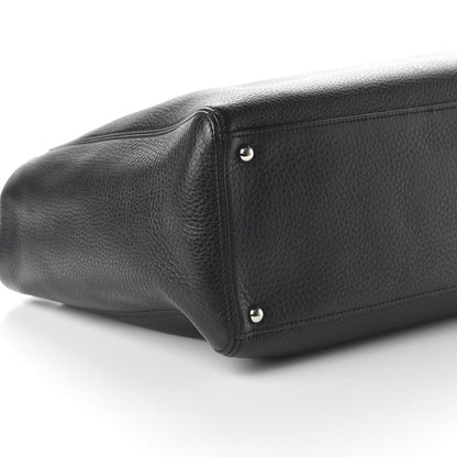 Chanel Deerskin Cerf Executive Shopper Tote Black 6 of 10