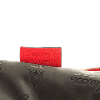 Gucci Guccissima Large Carry On Duffle Red 7 of 8
