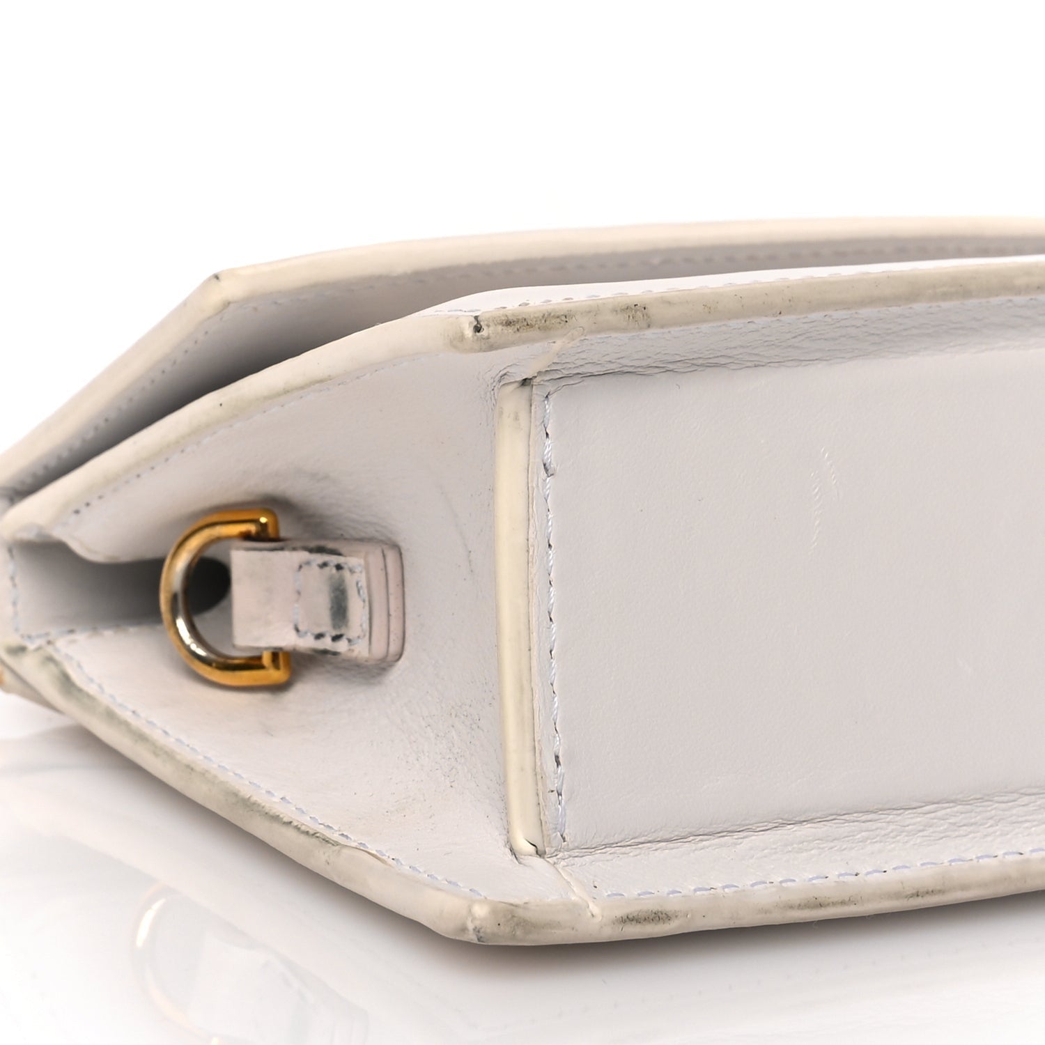 Jacquemus Smooth Calfskin Le Chiquito Long White 7 of 8