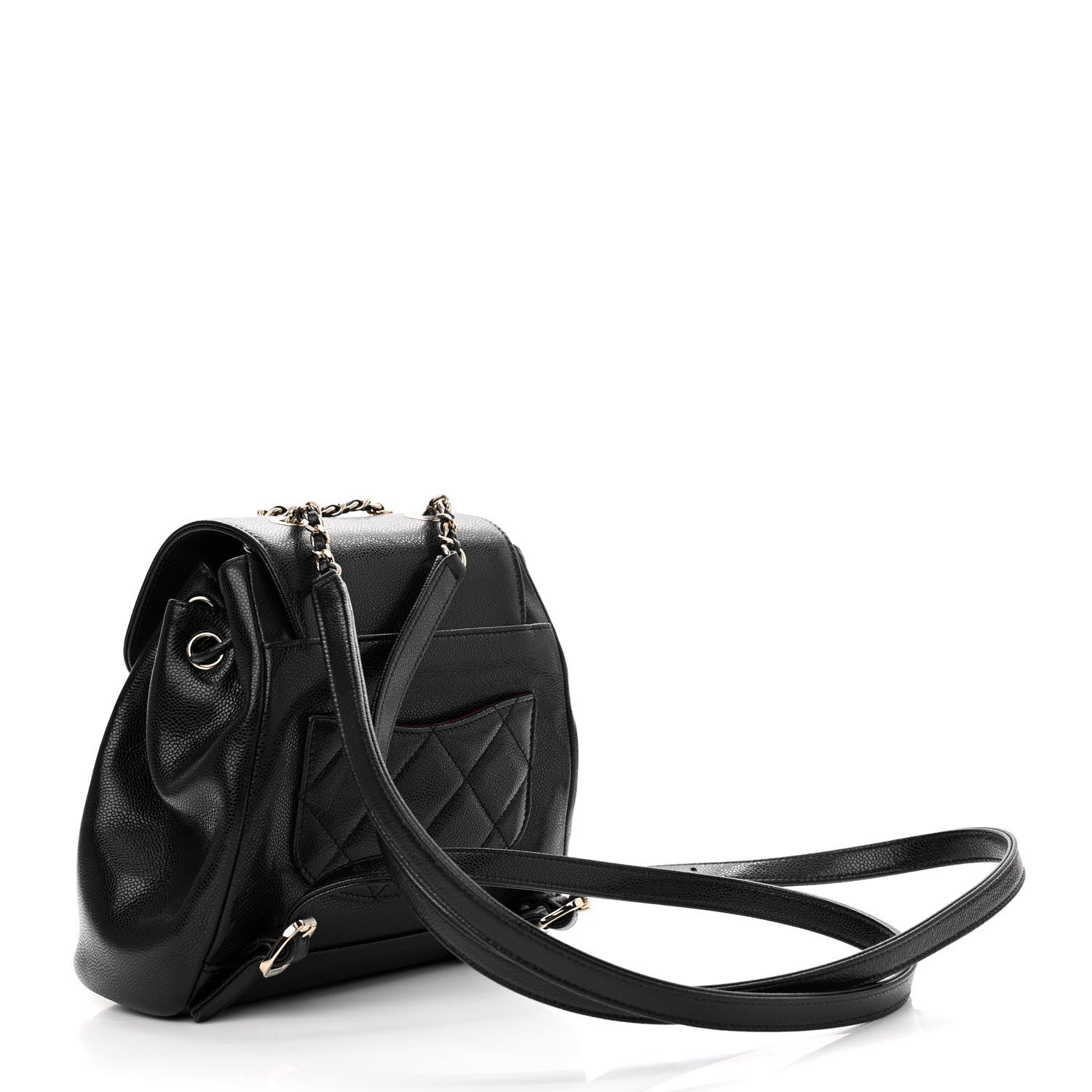 Chanel Caviar Quilted Mini Business Affinity Backpack Black 3 of 11