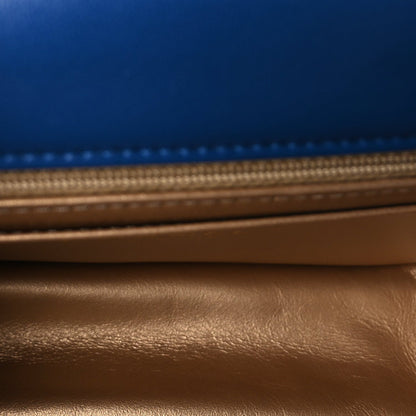 Chanel Lambskin Quilted Mini Pearl Crush Flap  Blue 5 of 10