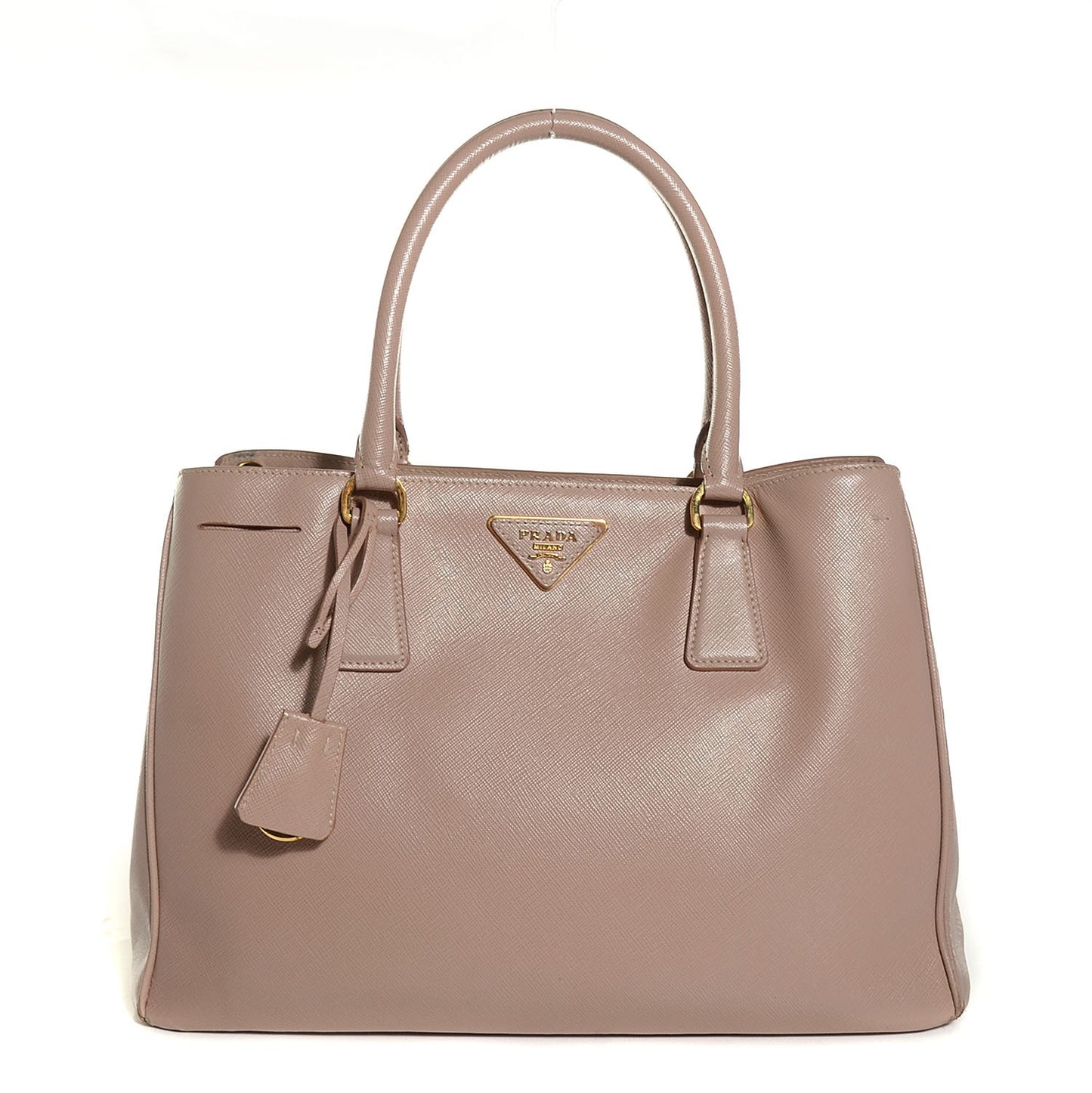 Saffiano Lux Medium Tote Cammeo