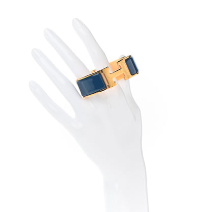 Hermes Enamel Wide Clic Clac H Bracelet PM Violet 2 of 4