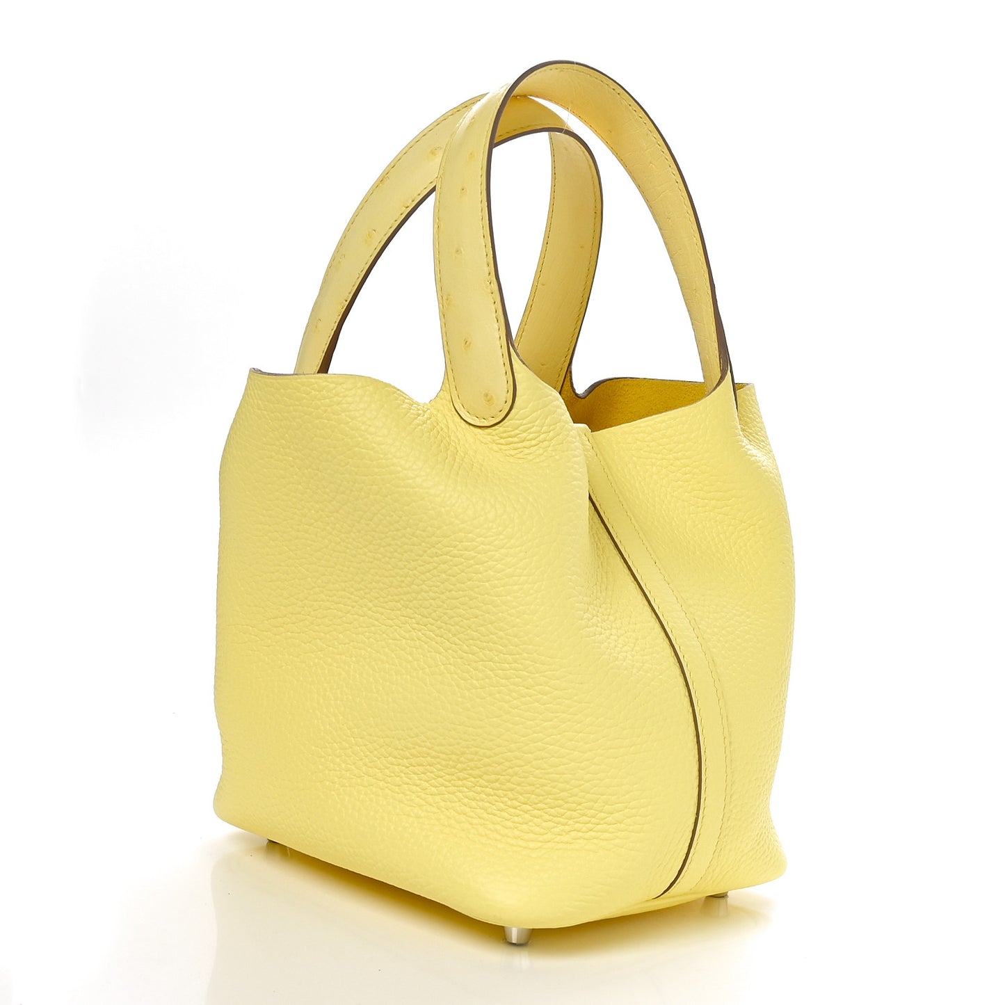 Taurillon Clemence Ostrich Touch Picotin Lock 18 PM