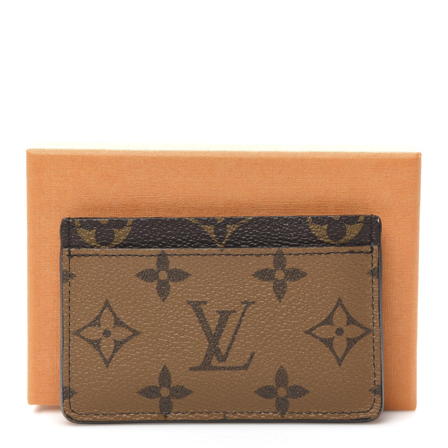 Reverse Monogram Card Holder