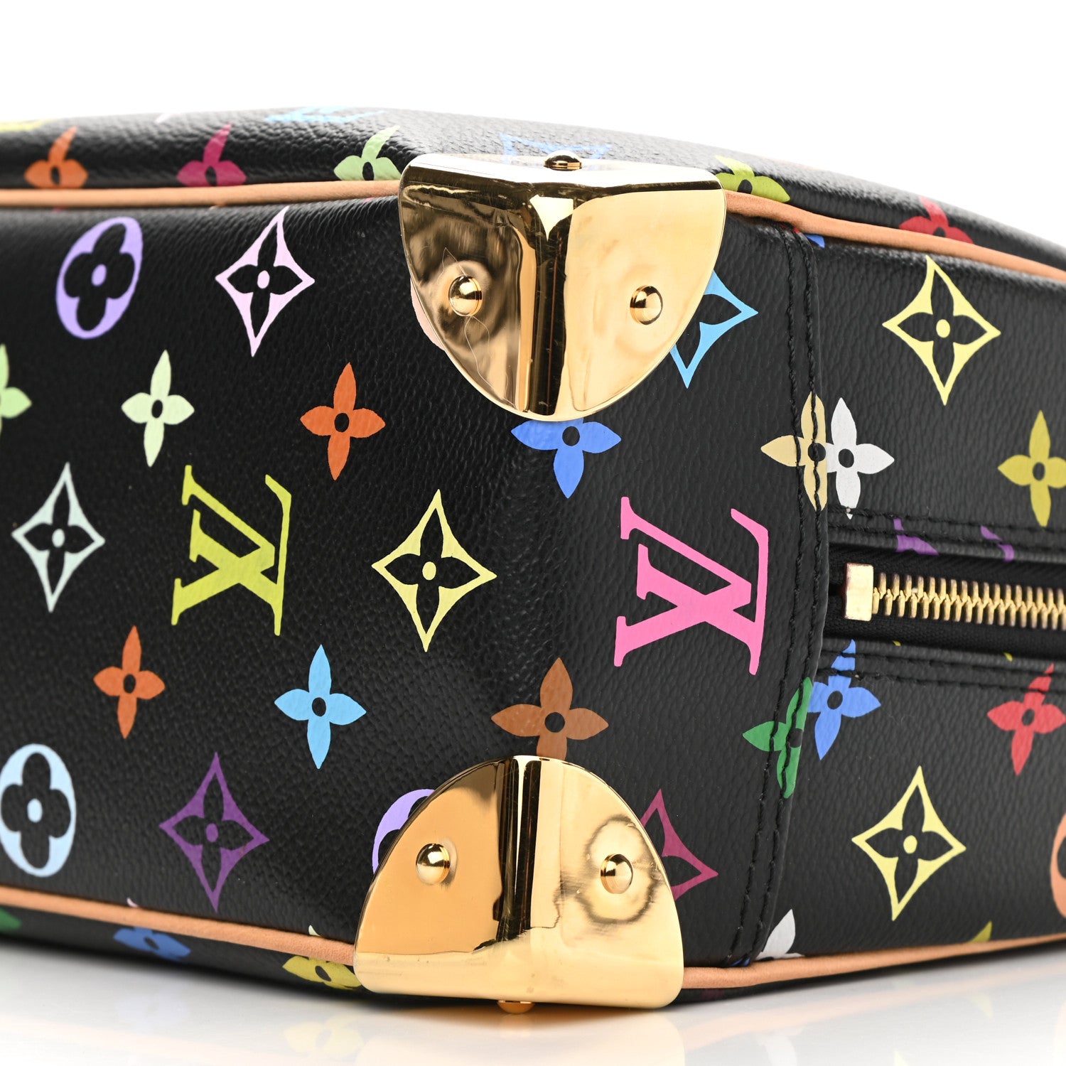 Louis Vuitton Monogram Multicolor Trouville Black 10 of 10