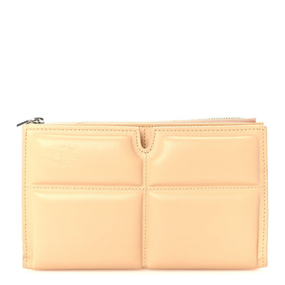 Burberry Lambskin Snip Wallet Peach 1 of 6
