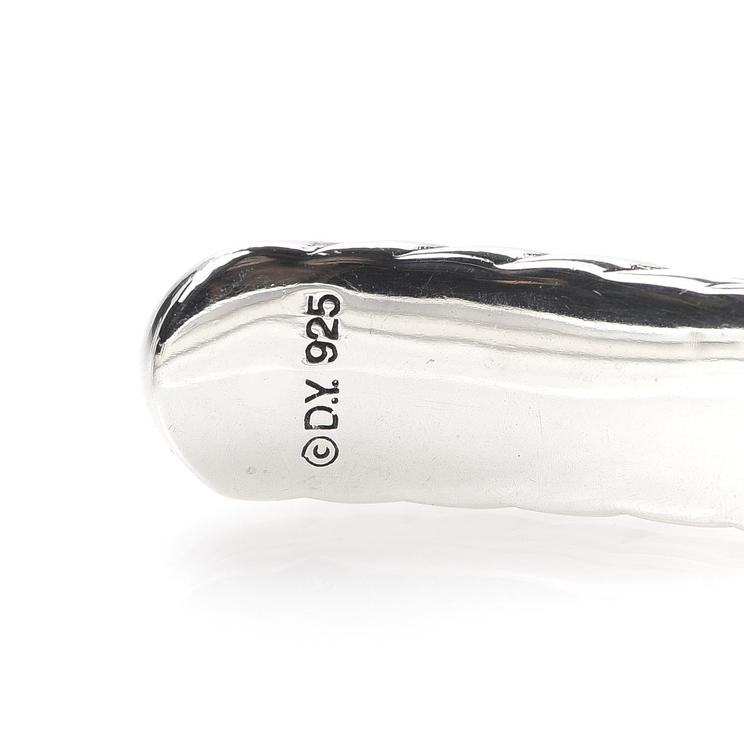 David Yurman Sterling Silver Chevron ID Bracelet 4 of 6