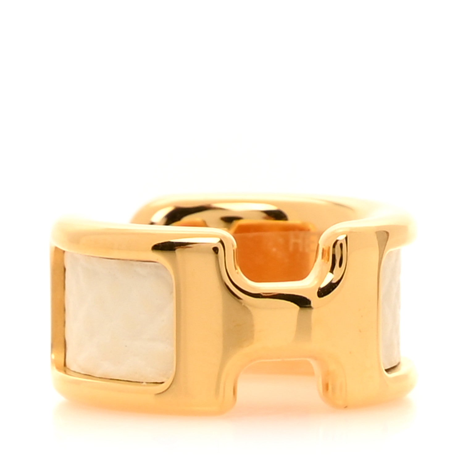 Hermes Epsom Olympe Ear Cuff Nata 1 of 4