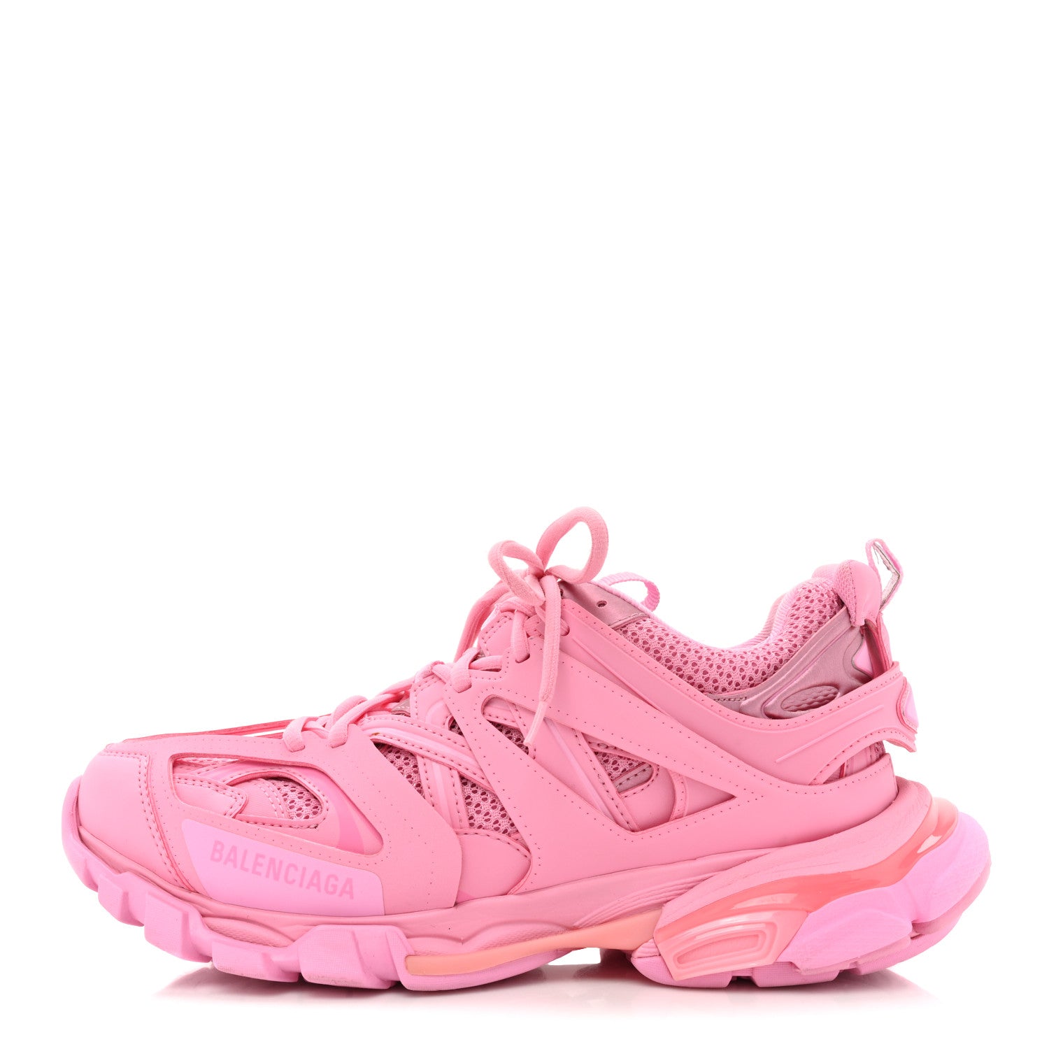 Balenciaga Mesh Nylon Womens Track Sneakers 41 Pink 1 of 12