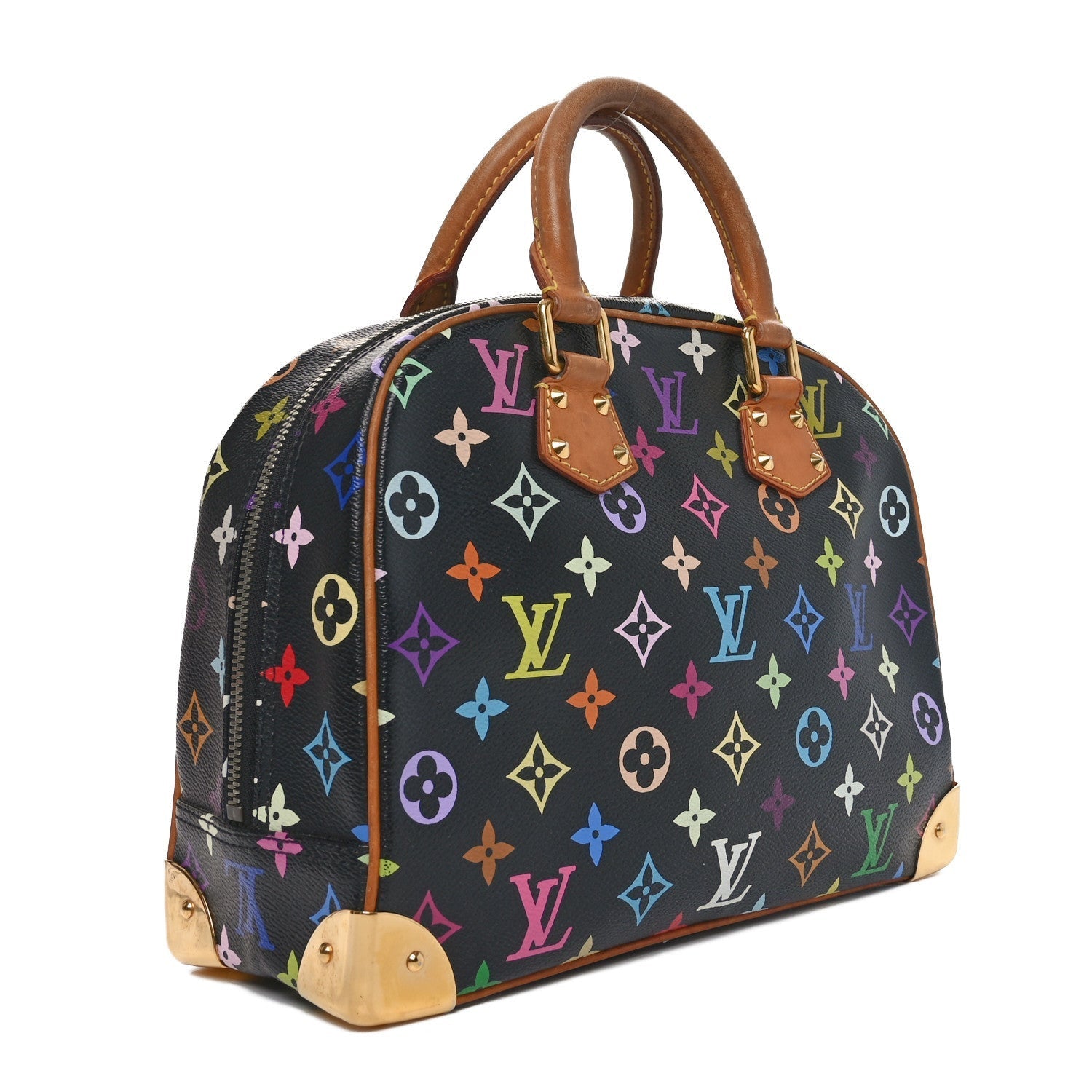 Louis Vuitton Monogram Multicolor Trouville Black 3 of 7