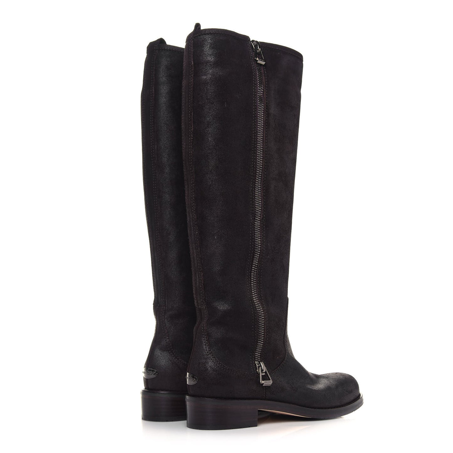 Suede Doreen Tall Boots 37 Brown