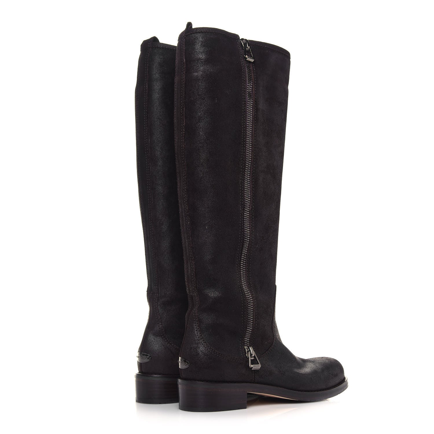 Jimmy Choo Suede Doreen Tall Boots 37 Brown 4 of 8