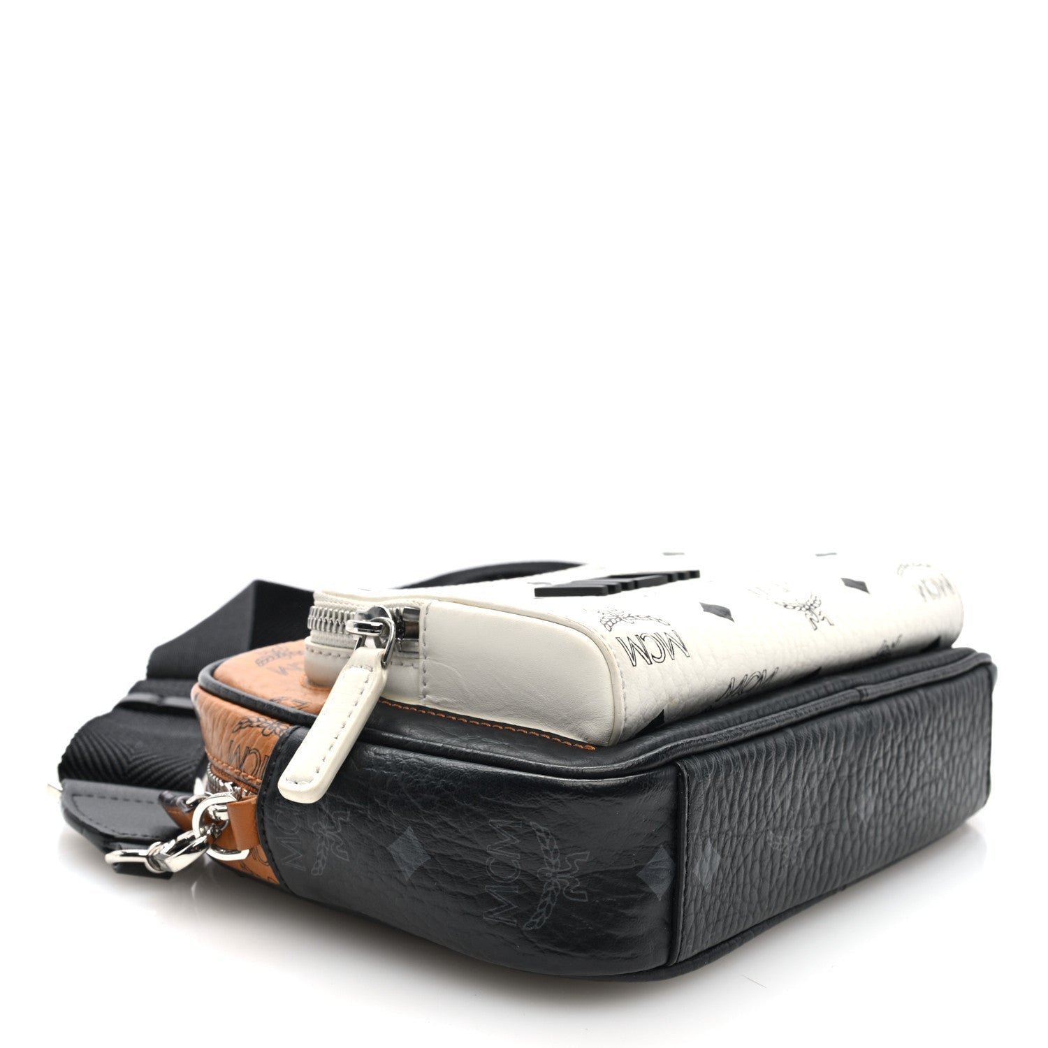 MCM Visetos Mix Small Klassik Crossbody White 4 of 7