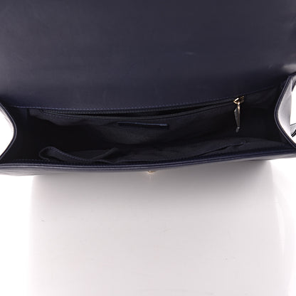 Chanel Lambskin Quilted Large Boy Flap Navy 5 of 11