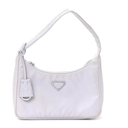 Prada Tessuto Nylon Mini Re-Edition 2000 Bag Fiordaliso 1 of 7