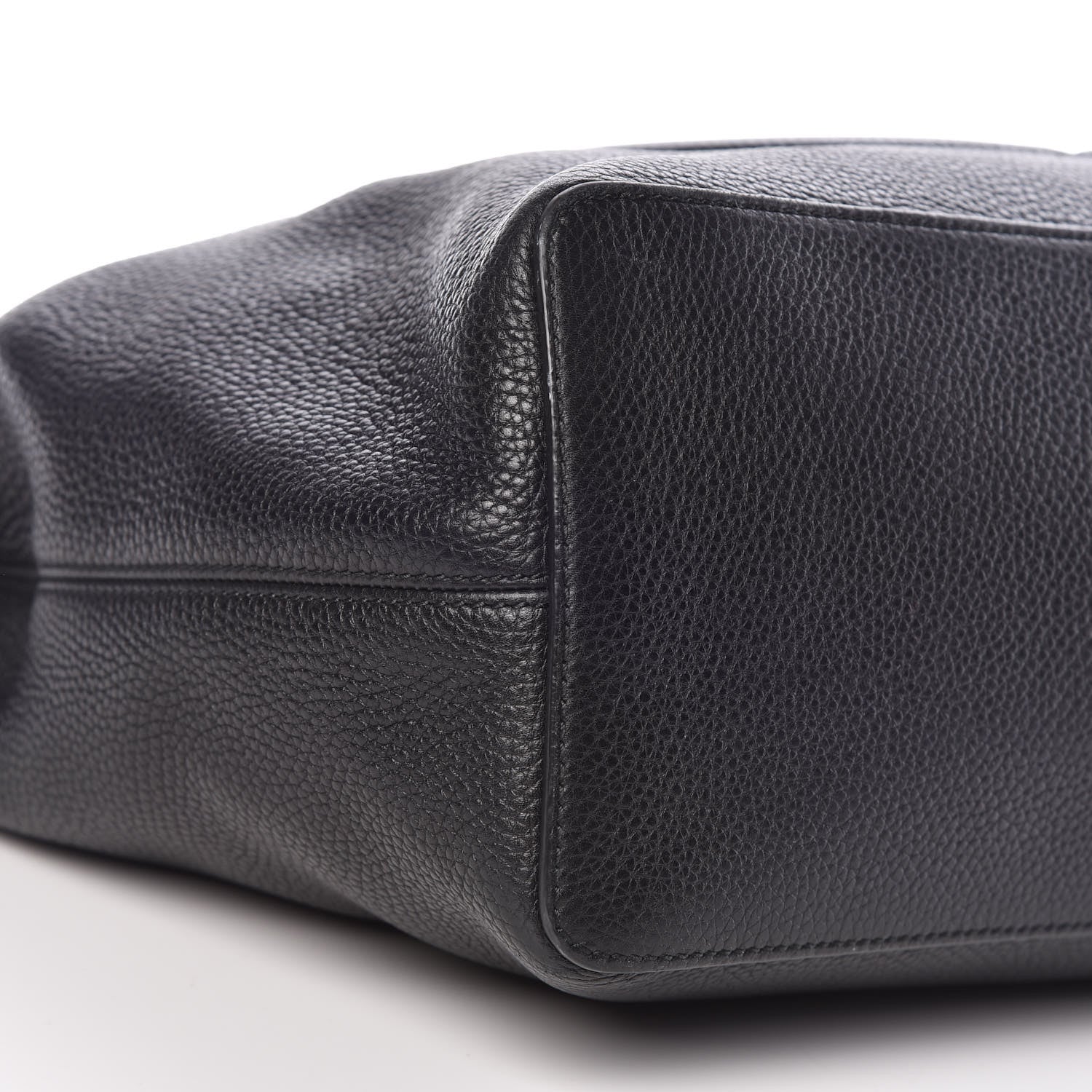 Gucci Pebbled Calfskin Large Soho Hobo Black 10 of 14
