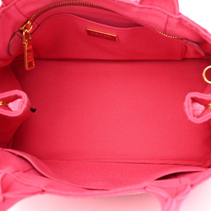 Prada Canapa Small Logo Tote Peonia 5 of 17