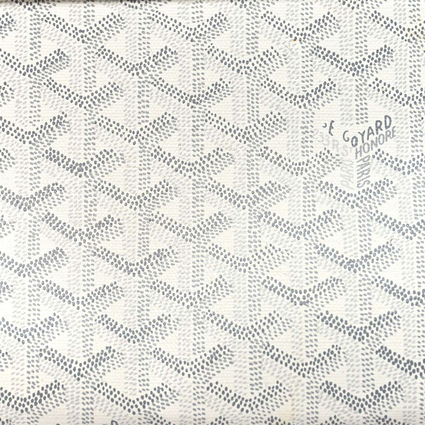 Goyardine Jersey PM Bag White