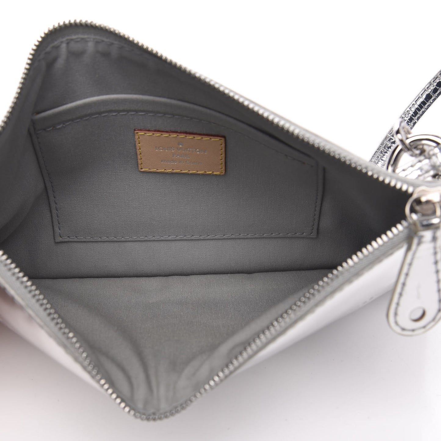 Monogram Miroir Inventeur Pochette Plat Silver