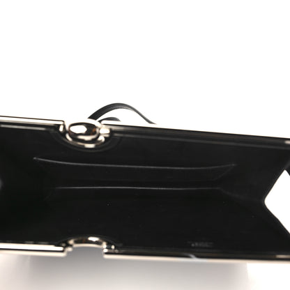 Hermes Chevre Chamkila Mors De Bride Bag Black 4 of 9