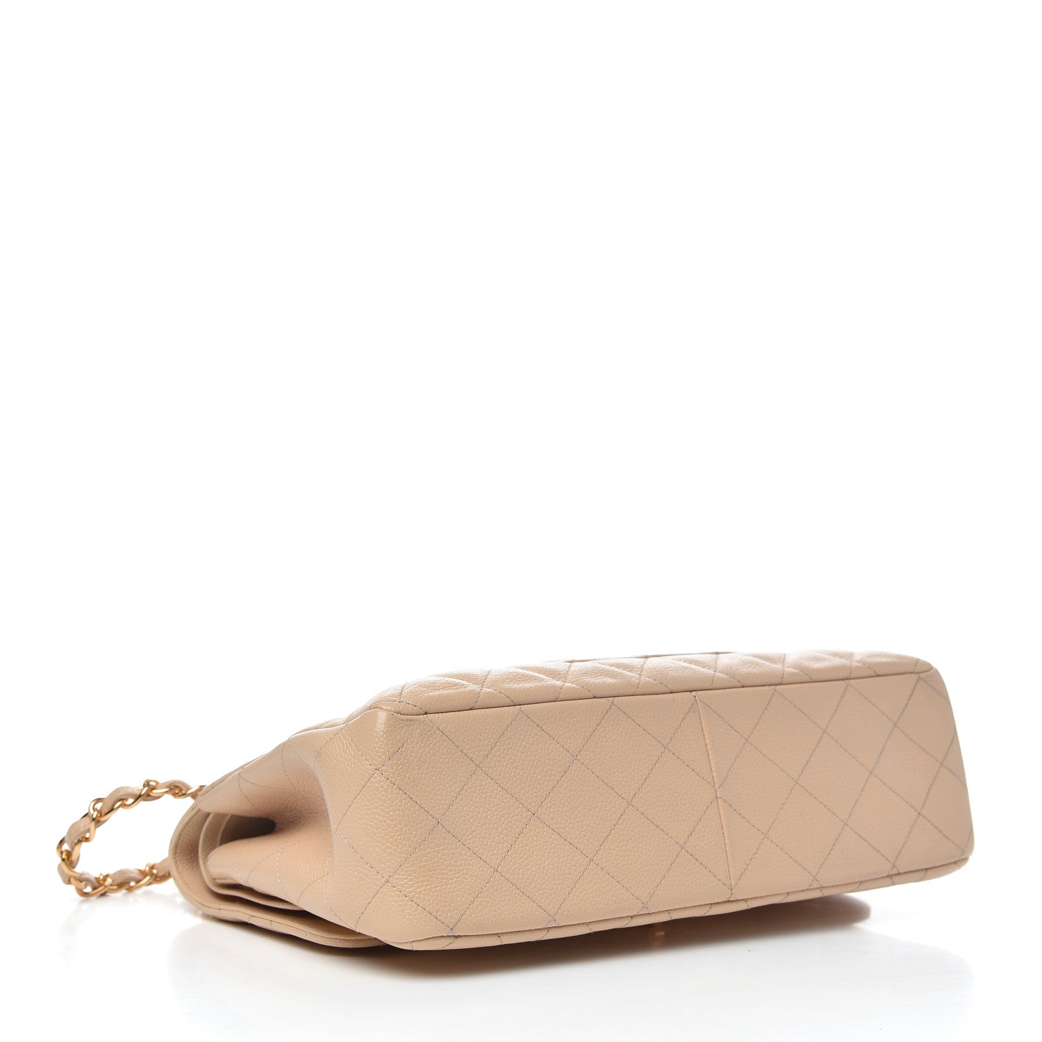 Chanel Caviar Quilted Jumbo Double Flap Beige Clair 4 of 11