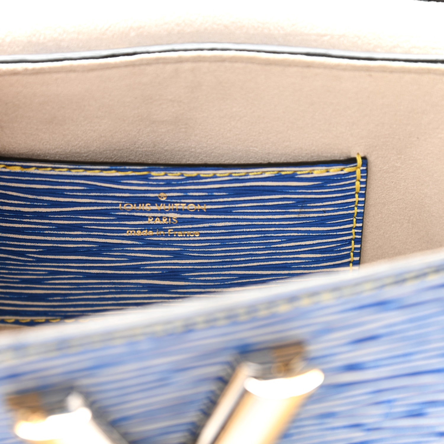 Louis Vuitton Epi Twist Shoulder Bag PM Denim Light 6 of 11