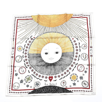 Christian Dior Silk Le Soleil Tarot Square Scarf 1 of 5