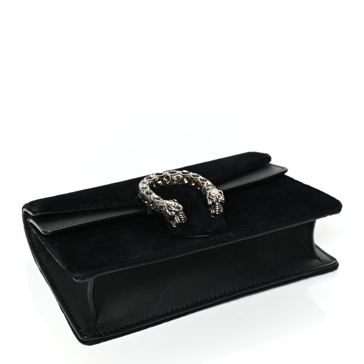 Velvet Super Mini Dionysus Shoulder Bag Black