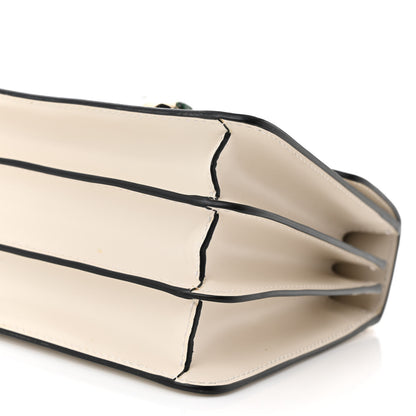 Bulgari Calfskin Serpenti Forever Top Handle White 9 of 9