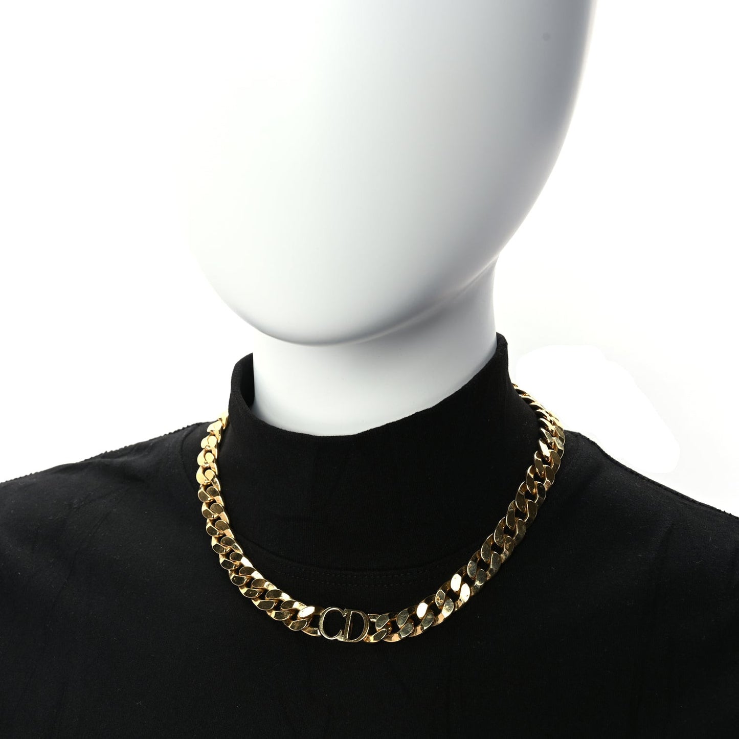 Metal Danseuse Etoile Chain Choker Necklace Gold