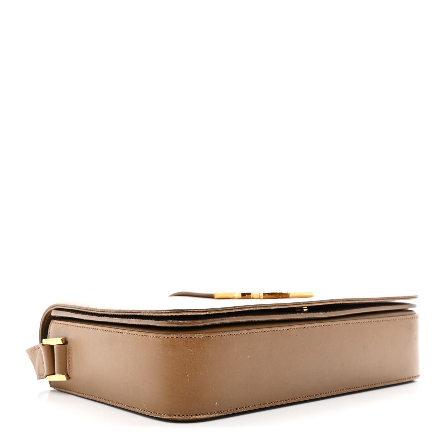 Smooth Calfskin Medium Classic Monogram Universite Bag Dark Beige