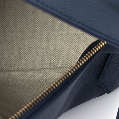 Loewe Soft Grained Calfskin Small Puzzle Edge Bag  Navy 7 of 16